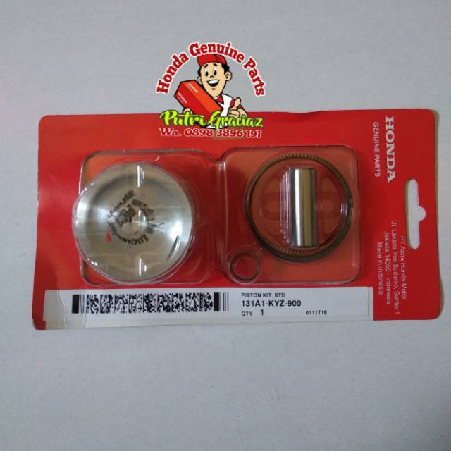 Piston Kit SUPRA X 125 helm in new supra x 125 fi blade 125 fi Ori Ahm