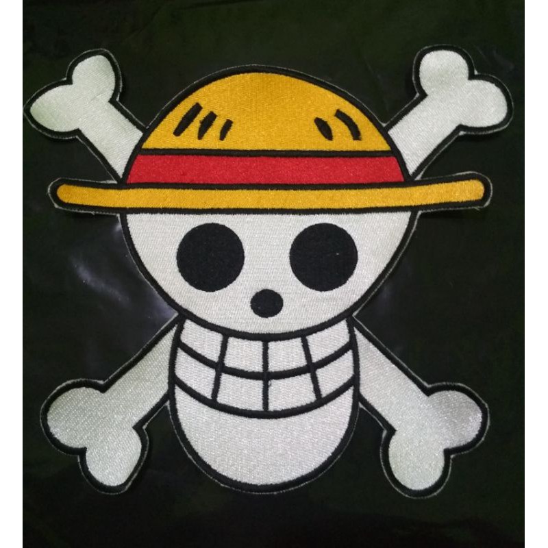 Bordiran Back Patch Besar ONE PIECE  patch bordir one piece