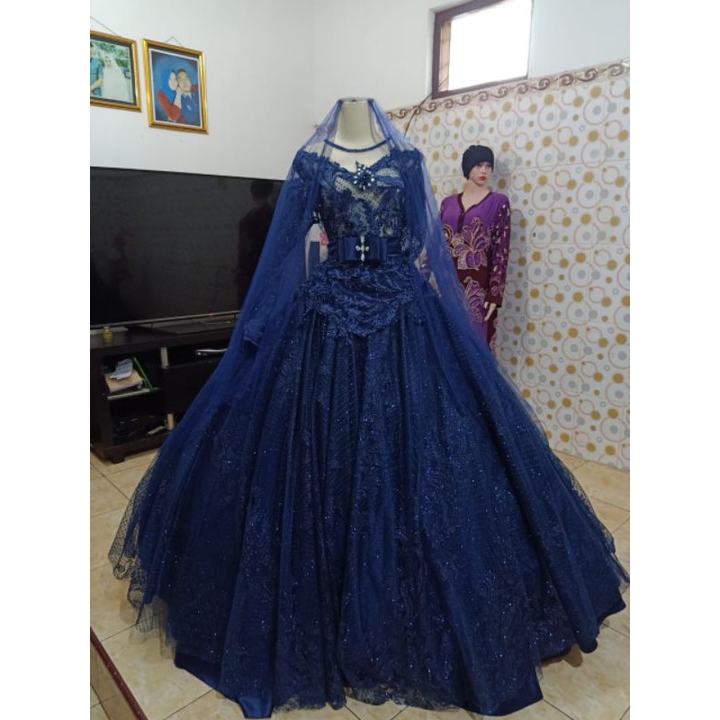 gown pita mutiara