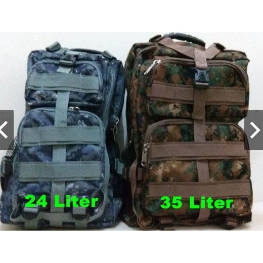 Ransel Army 3P Local 24 Liter &amp; Backpack Army &amp; Tas Army