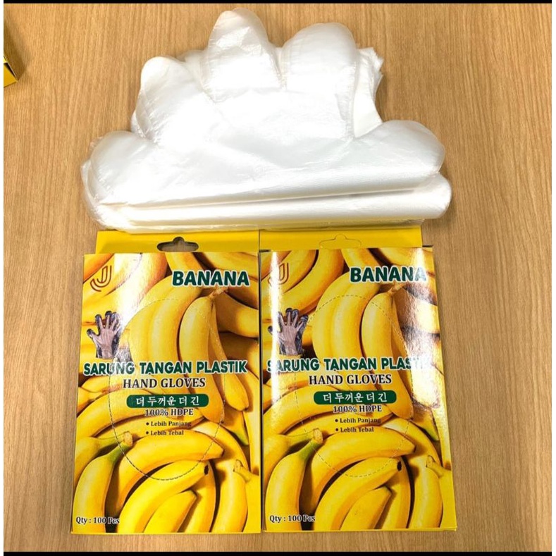 sarung tangan plastik hygienis @100pcs