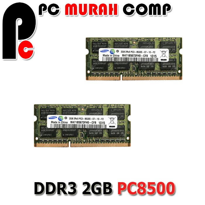 Ram Laptop SODIM 2GB DDr 3 PC 8500