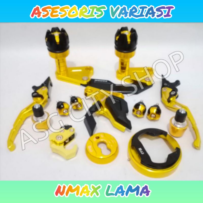 PAKET ASKESORIS VARIASI YAMAHA NMAX 8 ITEM