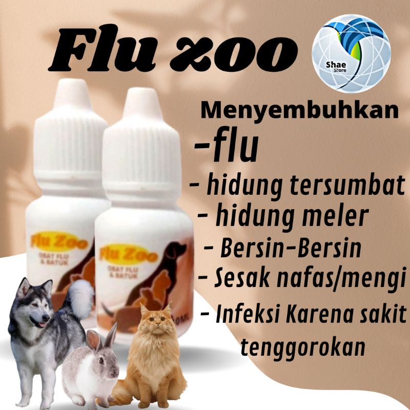 FLU ZOO OBAT FLU KUCING PILEK NGOROK INFEKSI PERNAFASAN AMPUH MANJUR