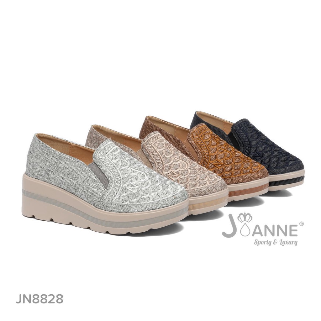 JOANNE Sepatu Wanita Wedges Shoes #JN8828 ORIGINAL