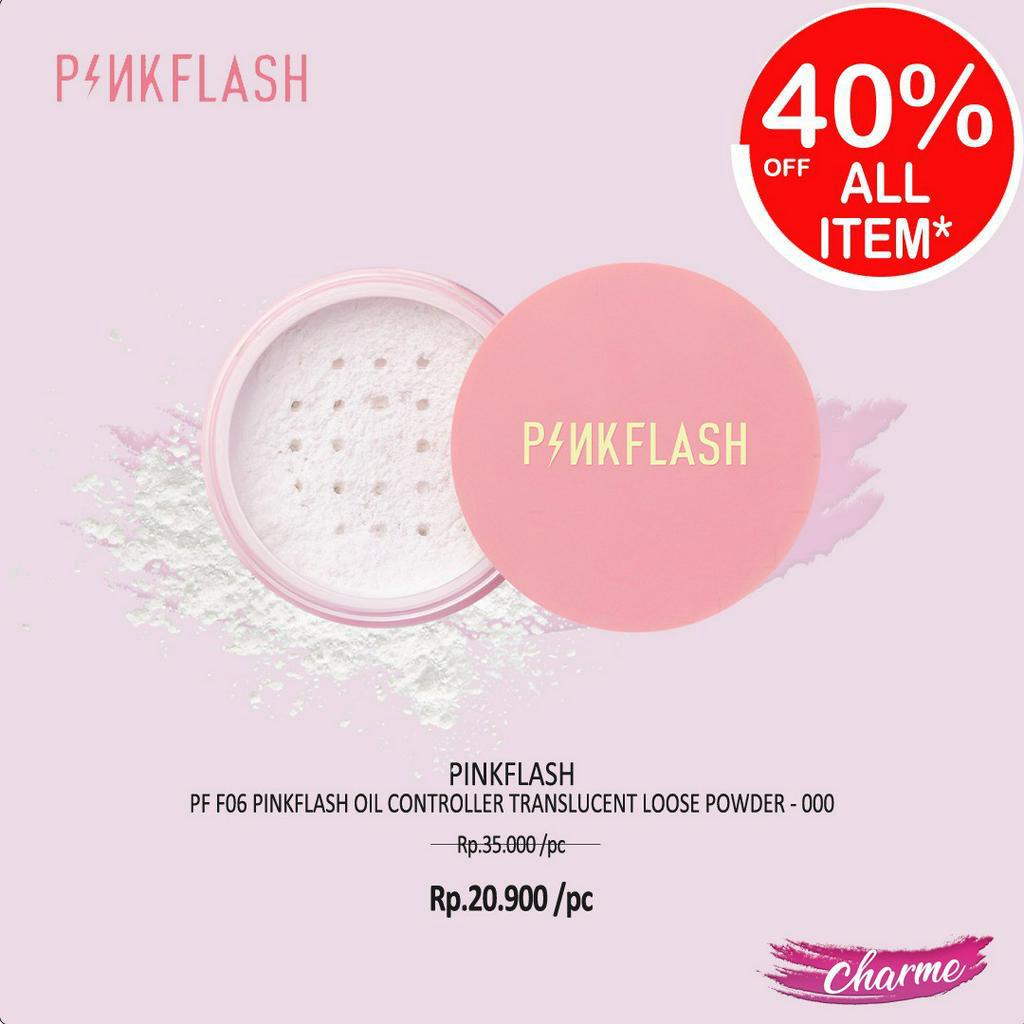 (READY &amp; ORI) Pinkflash Pink Flash Oil Controller Translucent Loose Powder Special Style PF06 PF 06 F06