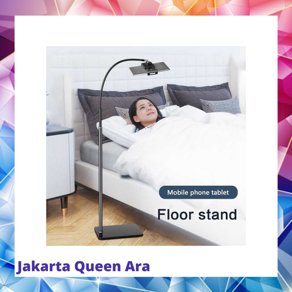 TaffSTUDIO Floor Stand Dudukan Smartphone iPad Holder Rotating - GH02