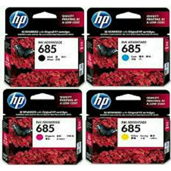 Tinta Cartridge HP 685 3525 4615 4625 5525 6525 (1 set)