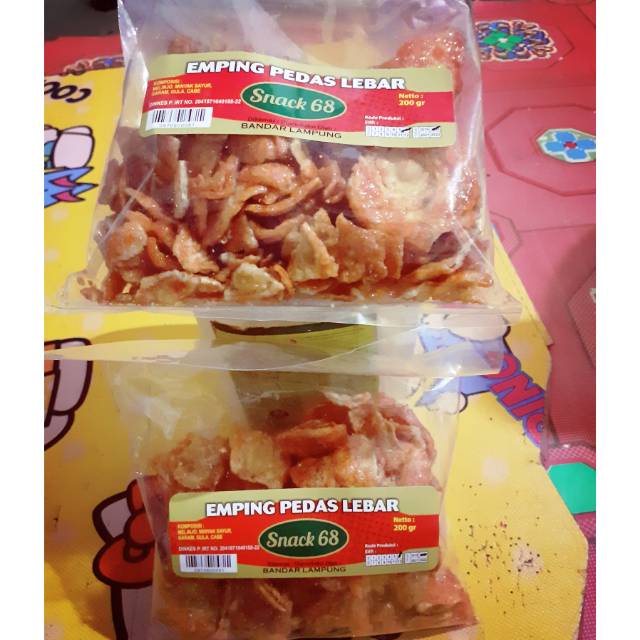 

Emping pedas manis