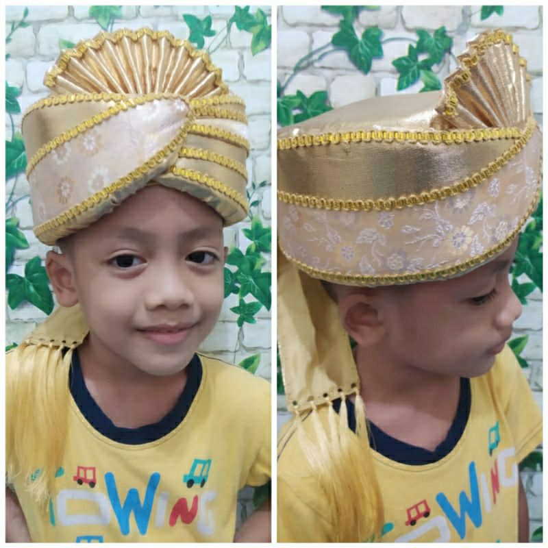 Topi India Anak Gold