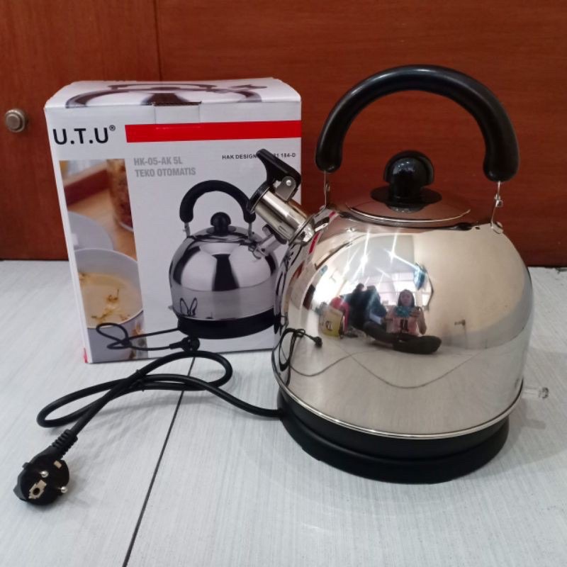 Kettle Teko Listrik Ceret Listrik 5 Liter UTU Civic