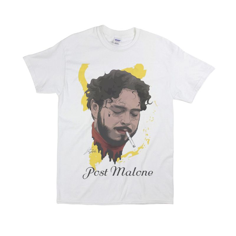 KAOS / T SHIRT / POST MALONE / KAOS POST MALONE GOOBYES