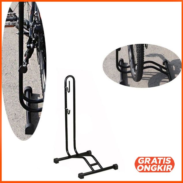 Stand Parkir Sepeda Bicycle Racks Floor Standing Bike Display L150