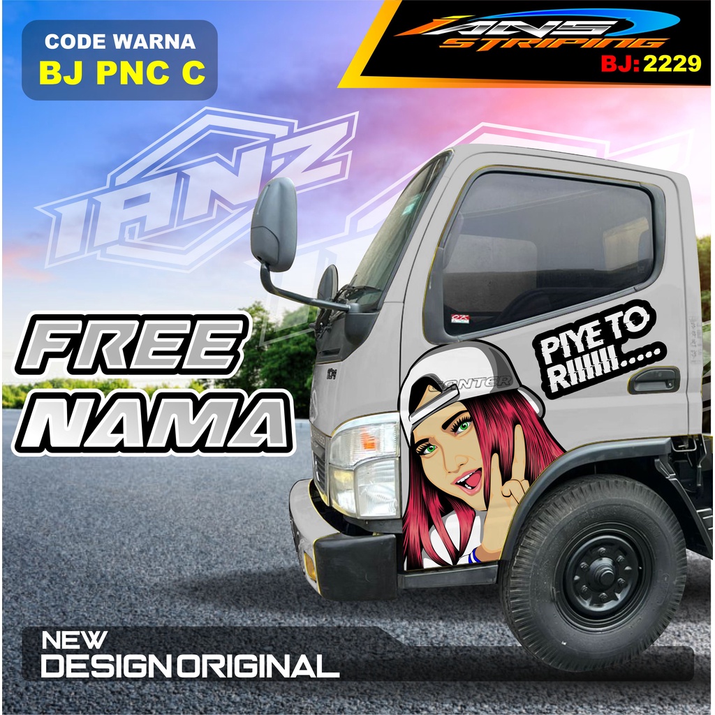 VARIASI STICKER PINTU TRUK FUSO RAGASA / DECAL PINTU DUMTRUK  / STIKER MOBIL TRUK / STIKER PINTU TRUK KEREN