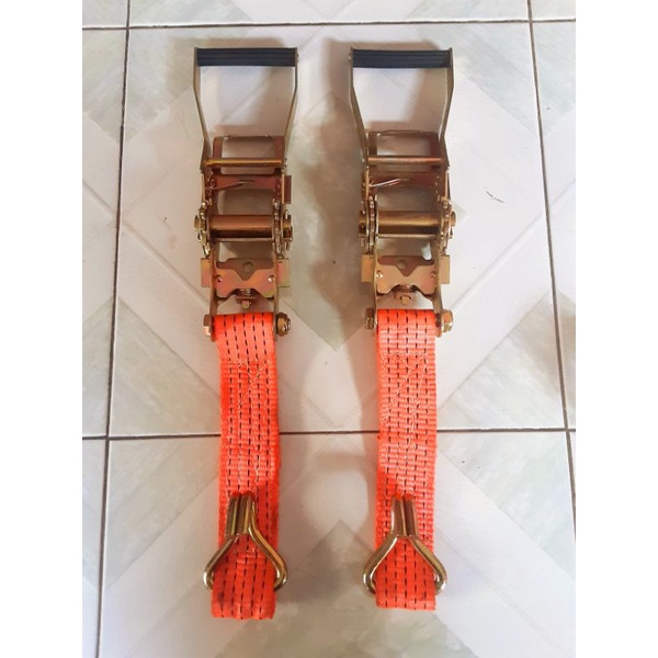 kepala besi penarik trek belt treker tali krek rachet tie down lebar 5 cm 3 ton