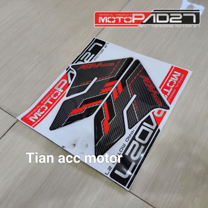 sticker stiker resin sayap depan / body samping depan Honda ADV 160