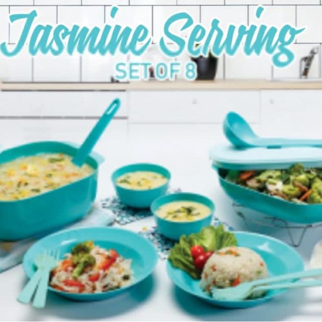 ✦➙ Prasmanan set Jasmine Serving Set - Ariana 16 Hijau ★ GCG