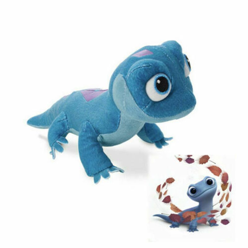 25cm Boneka Frozen 2 Plush Doll Toy Fire Spirit Salamander Blue lizard Stuffed Birthday Gift Mainan