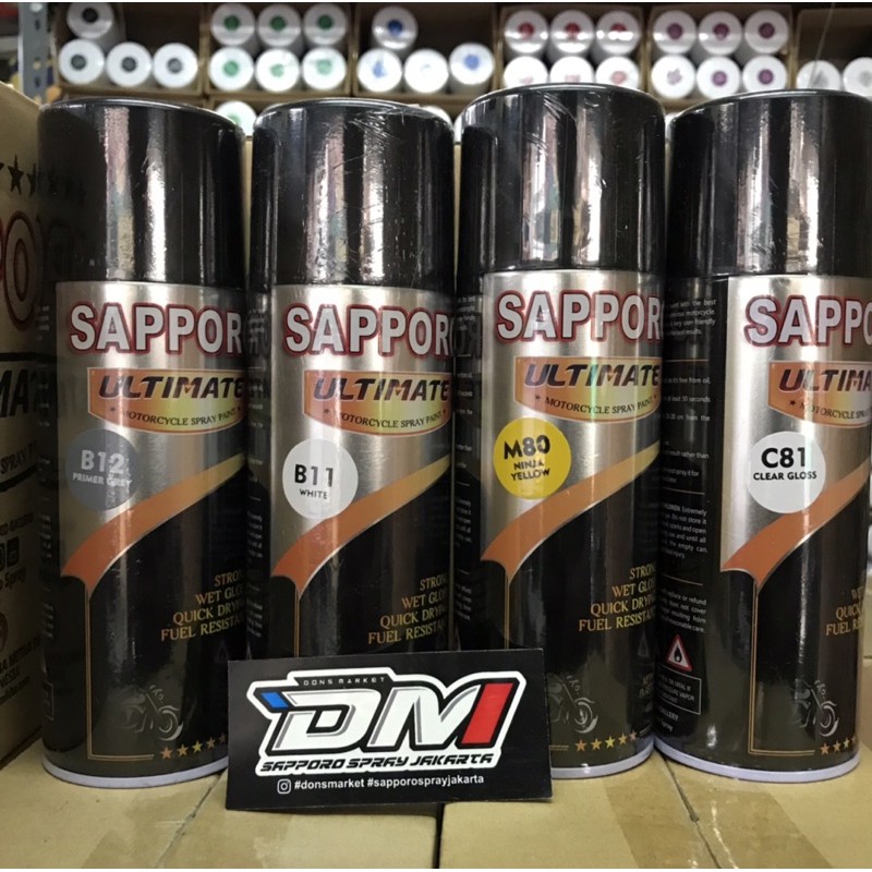 PAKET SAPPORO ULTIMATE NINJA YELLOW M80 400 ML