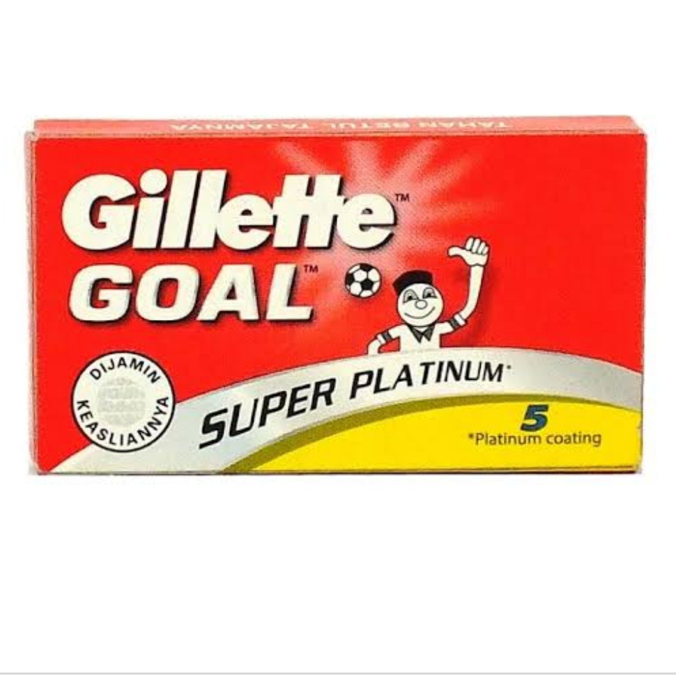 SILET GOAL MERAH SUPER PLATINUM ORIGINAL (1 PAK ISI 5 PCS)