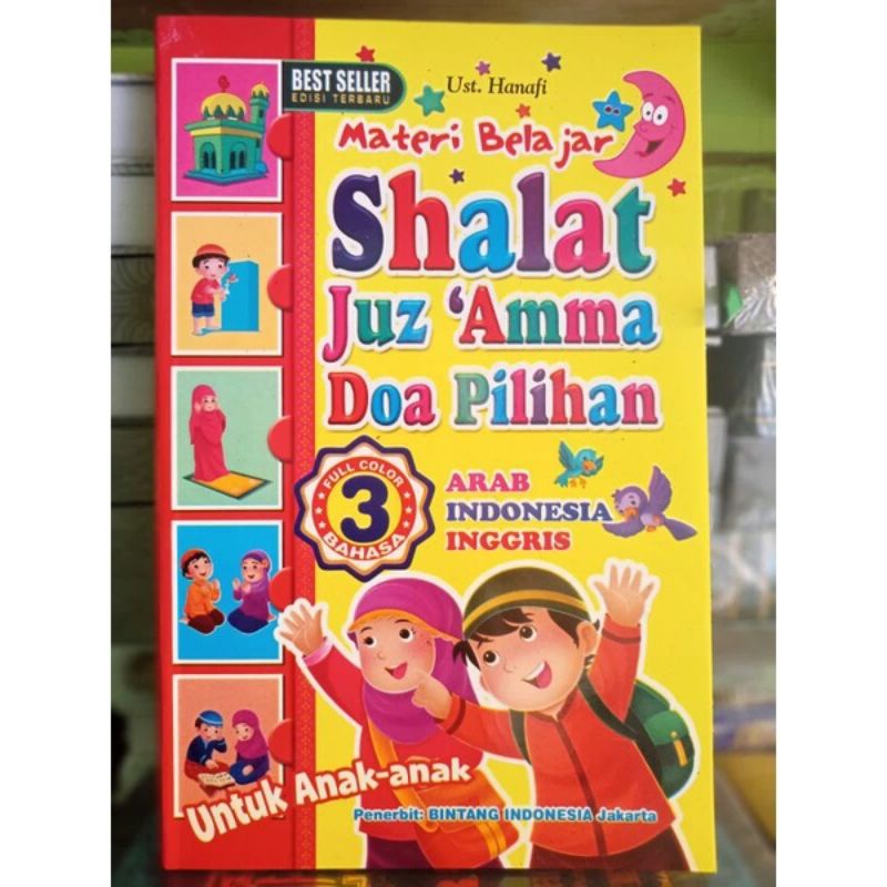 Materi Belajar Juz 'Amma Doa Pilihan 3 BAHASA ARAB INGGRIS INDONESIA  Kertas : Full Color