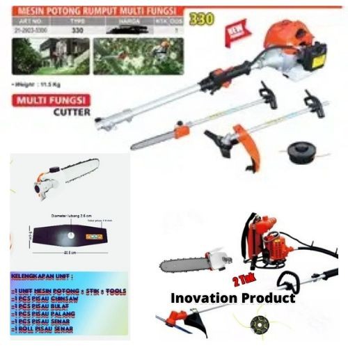 Mesin Potong Rumput dan Kayu Chainsaw 2 in 1 Serbaguna 114110