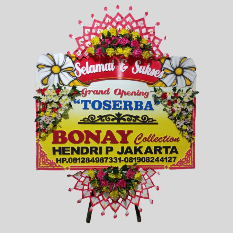Karangan Bunga Papan Selamat Sukses model Kudus Pati Jepara Demak