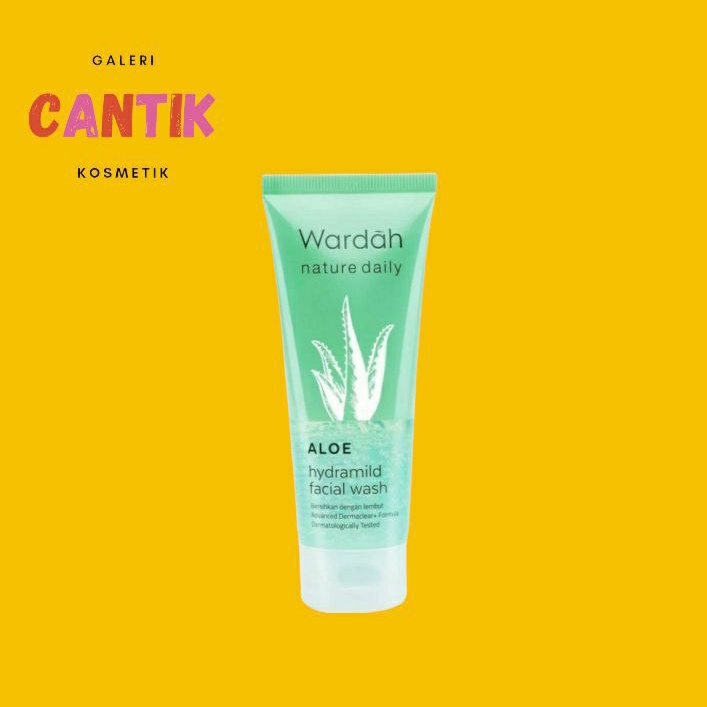 Wardah Nature Daily Aloe Hydramild Facial Wash 100ml