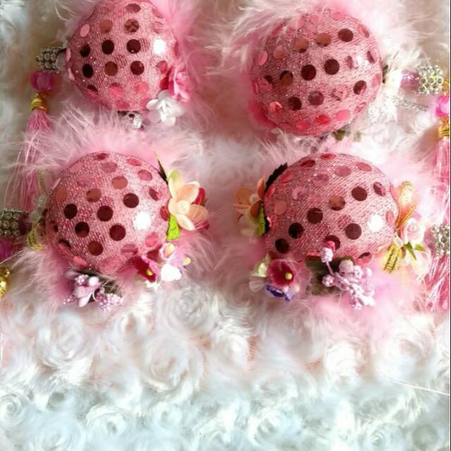 Jepit rambut cepol / hair clip imlek handmade