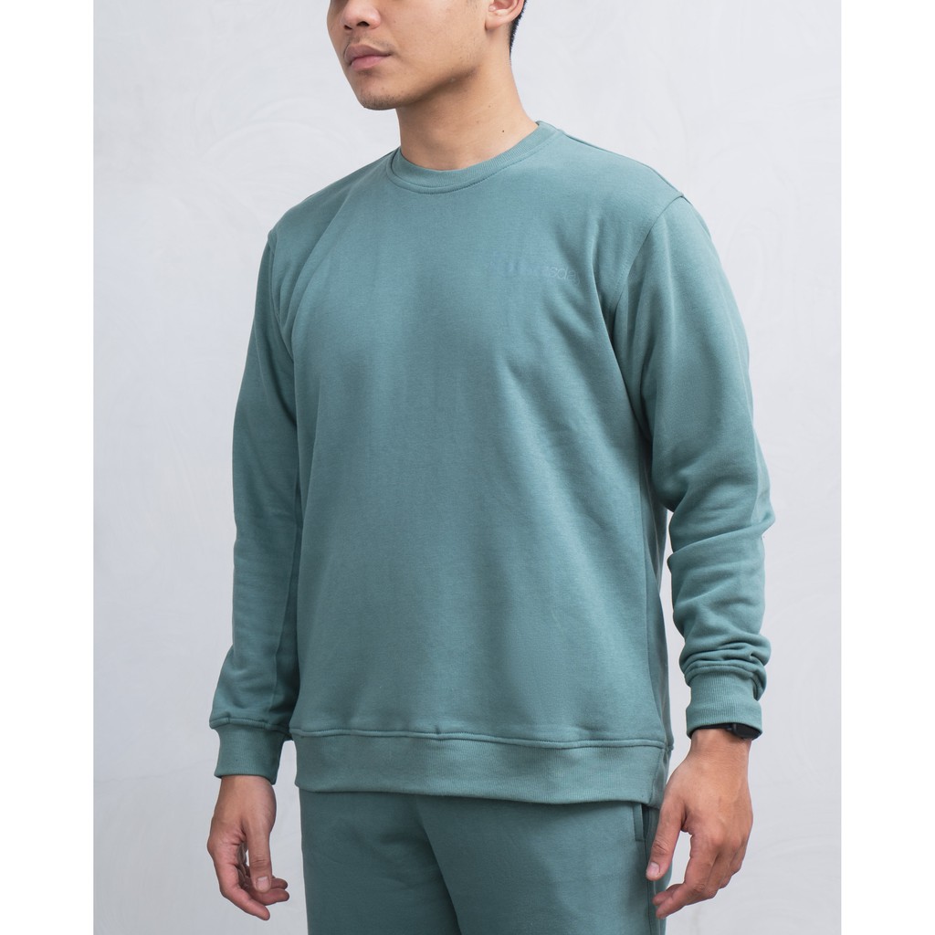 PLAIN CREWNECK by PAD - PISTACHIO