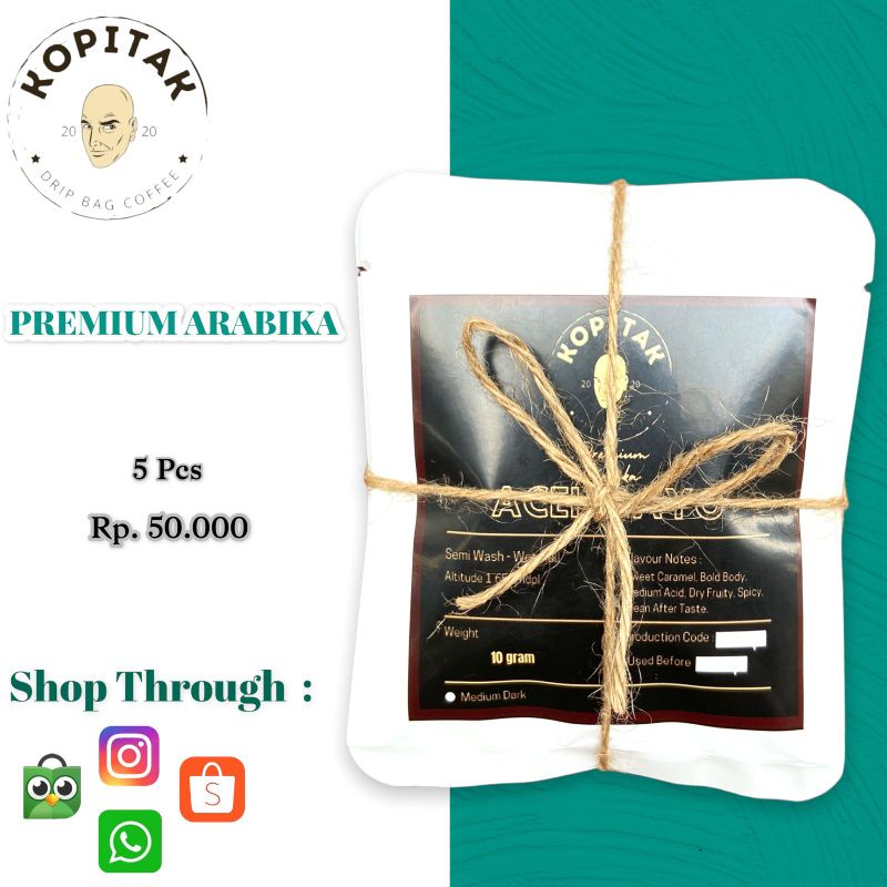 

Kopitak Aceh Gayo 5 Pcs