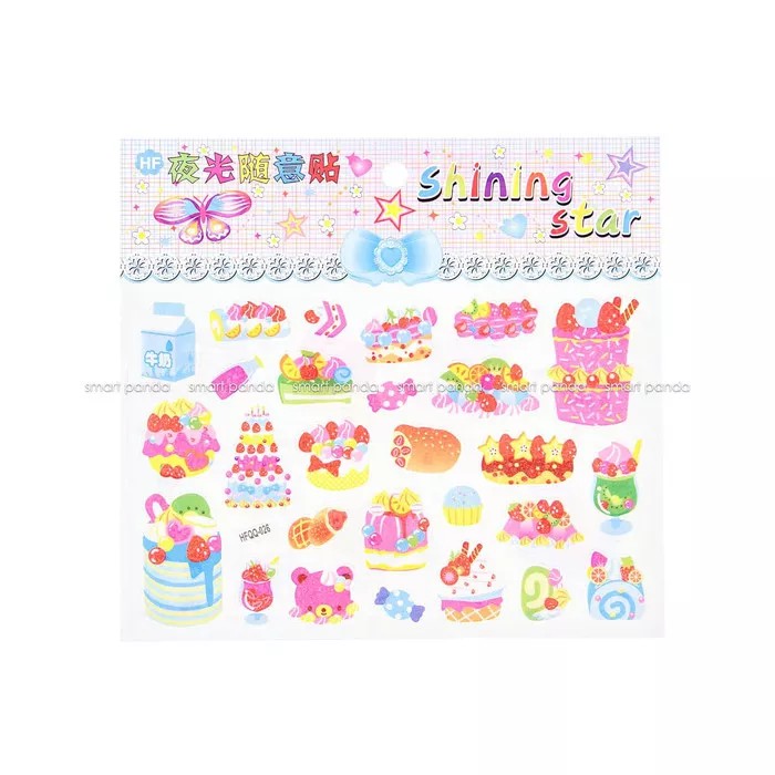 

Sticker Anak Gliter Kue HFQQ-026