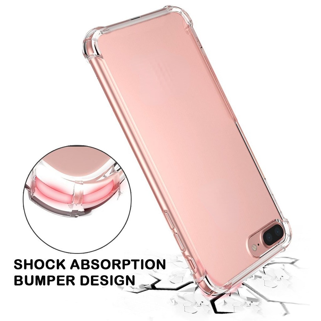 Premium Case Hybrid Armor Slim Anti Shock Bahan TPU Lembut Untuk For Iphone x xs 6 7 8 Plus XR XS 11 Pro