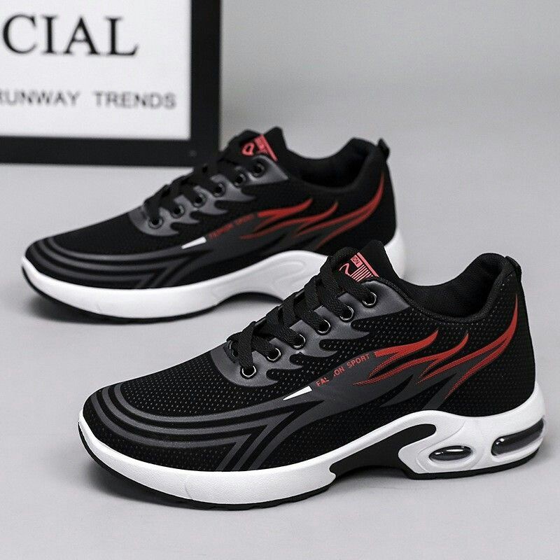 Sepatu Sneakers Pria Sporty Casual Sepatu Sport Fashion Api