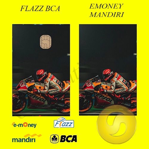 CUSTOM KARTU FLAZZ BCA GENERASI 2 ATAU EMONEY/SALDO 0 - MARQUEZ EDITION