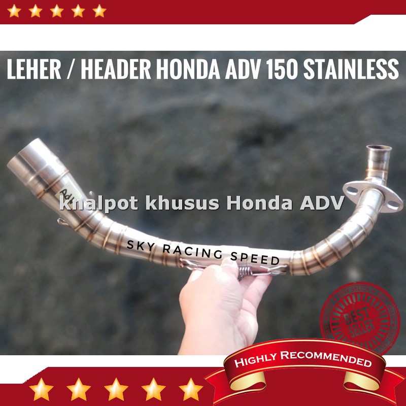 Diskon Leher header knalpot racing honda adv 150