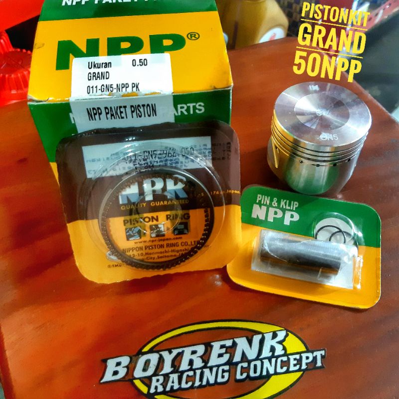 PISTON KIT GRAND NPP STD|25|50|75|100 BOYRENK RACING