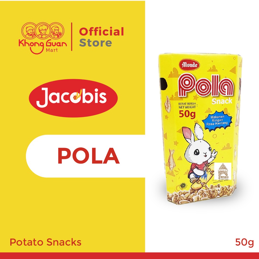 

MONDE Pola Snack Hexa Box rasa kentang 50 Gram