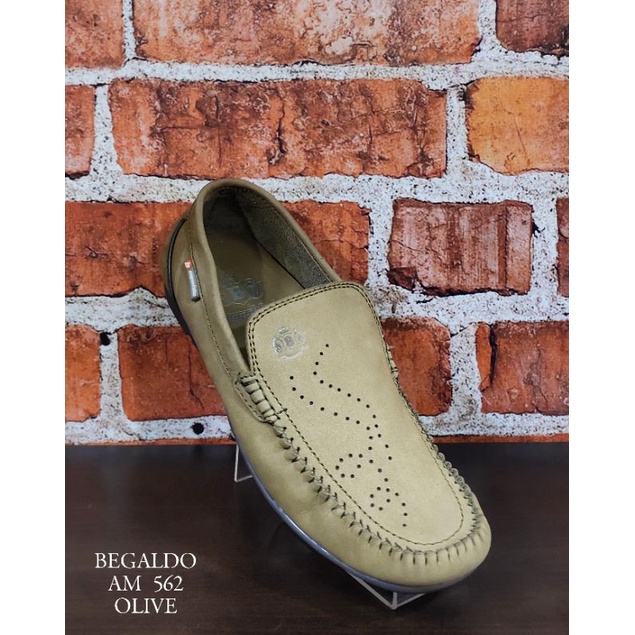 Sepatu pria BEGALDO, sepatu pansus kulit baldu