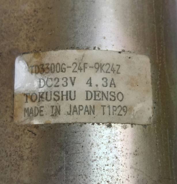 TOKUSHU DENSO MOTOR DC 24 V 167RPM 4.3A