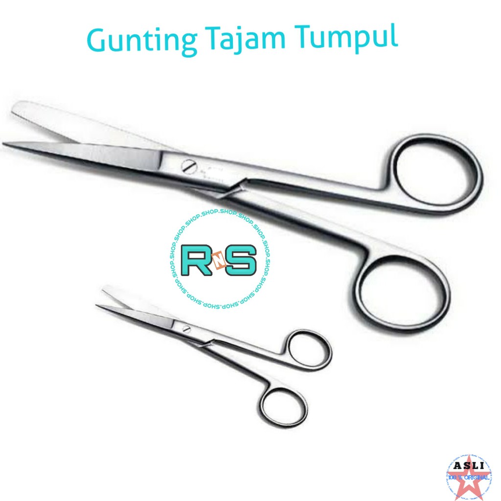 

Gunting Lurus Tajam Tumpul 14,5 Cm Stainless