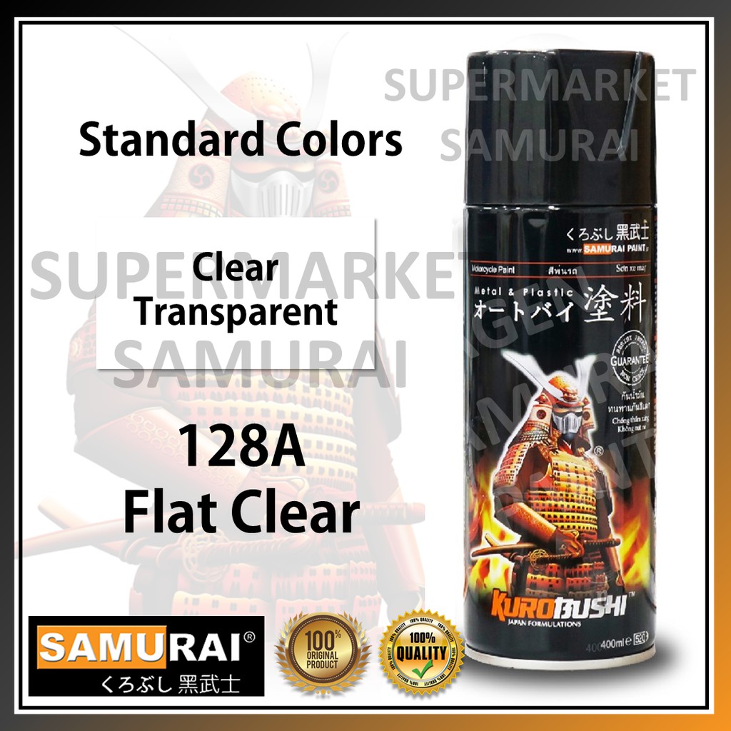 

Samurai Paint 128A Warna Flat Clear Warna Standar Cat Pilox Standard Colours