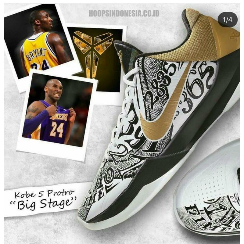 Sepatu Nike Kobe 5 Protro Big Stage size 10,5 US Original