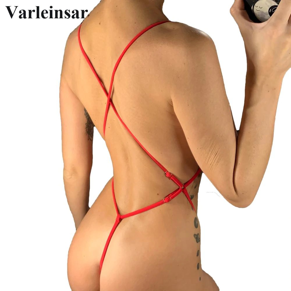 string one piece swimwear