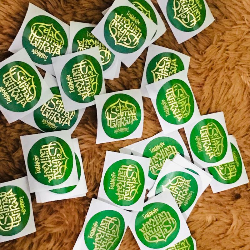 

STIKER / STIKER THANK YOU / STIKER IDUL FITRI