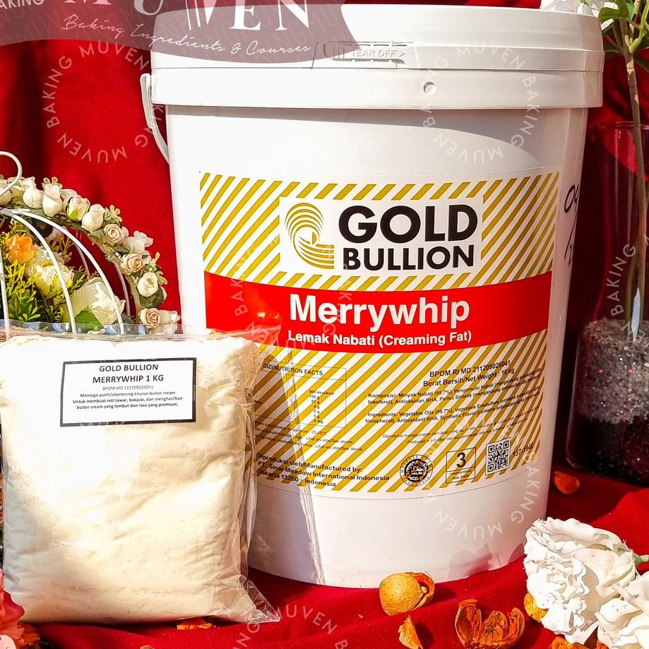 

Trend - MENTEGA PUTIH GOLD BULLION MERRY WHIP 1 Kg / SHORTENING MERRYWHIP .,