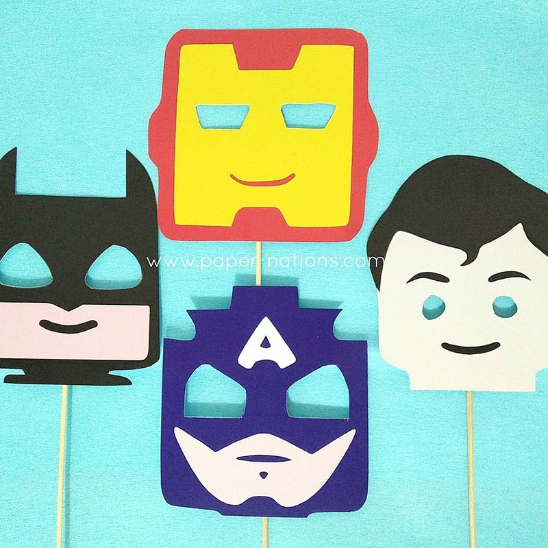 Lego Superheroes Masks / Topeng Lego / Topeng Superhero