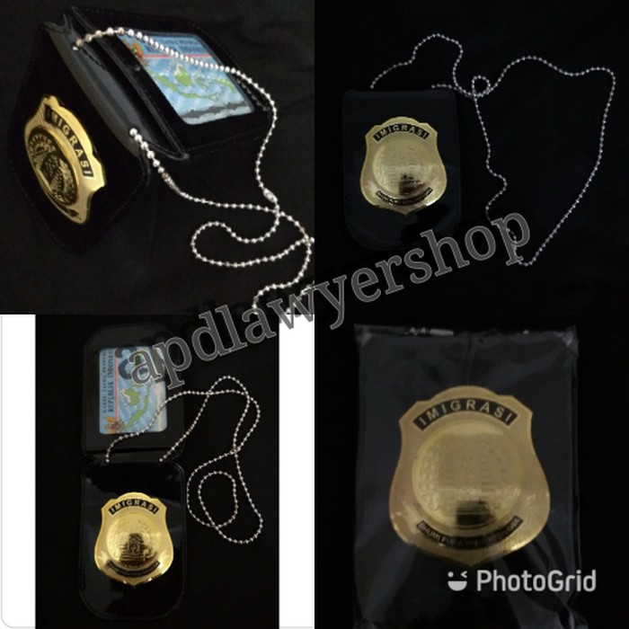 Dompet kalung lencana KTA Imigrasi [TERLARIS]