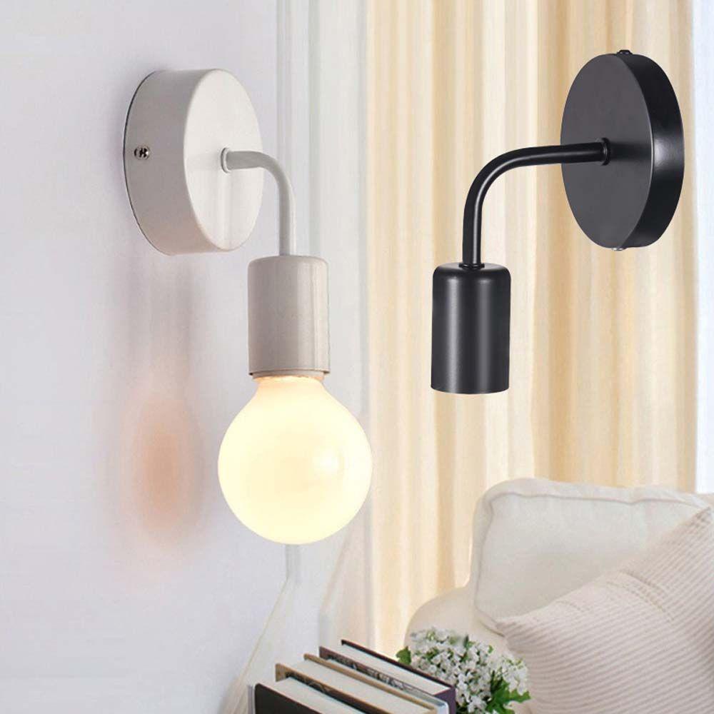 Rebuy Lampu Dinding Sconce 110V 220V E27 Untuk Kamar Tidur Ruang Tamu Bar Belajar Kopi Samping Tempat Tidur Pencahayaan Dasar Lampu Indoor