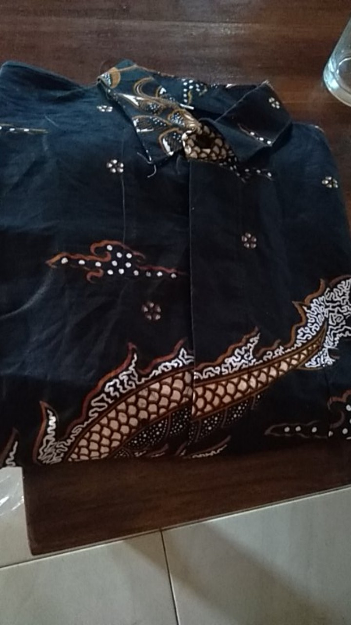 Best Deal New Arrival Distro Atasan Kemeja Batik Baju Pria Hitam M L Xl Xxl Bayar Ditempat